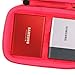 Hard Travel Case for Samsung T3 T5 Portable 250GB 500GB 1TB 2TB SSD USB 3.0 External Solid State Drives by co2crea (2-in-1 Case + Inside Red)