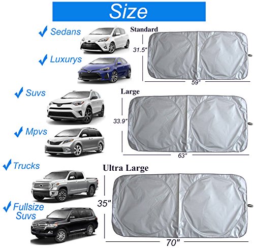 6 YiDee+Windshield+Reflector+Vehicle+Ultra+Large