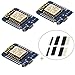 IZOKEE D1 Mini NodeMcu Lua 4M Bytes WLAN WiFi Internet Development Board Base on ESP8266 ESP-12F for Arduino, 100% Compatible with WeMos D1 Mini (Pack of 3)