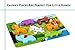 Cute Wild Animals Chunky Wooden Puzzle for Toddlers, Preschool Age w/ 