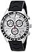 Tissot Men's T0444172703100 PRS 516 Silver-Tone Chronograph Dial Watch With Black Rubber Band