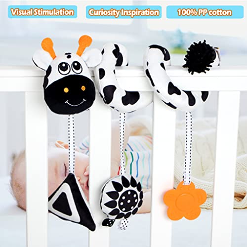 vocheer Hanging Toy Car seat Crib Move, Animal Circle Plush Toy Proller