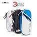MedBuddy Portable Travel Case - Holds 2 EpiPens or Auvi-Q, Inhaler, Allergy/Asthma - Expandable and Compact for Emergency Access (White)