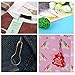 1200 PCS Bulb Safety Pins, 20 Assorted Colors Bulb Pins Metal Gourd Pins Pear Shaped Safety Pins Calabash Pins Clothing Tag Pins Knitting Stitch Markers with Storage Box for DIY Sewing Craft Making