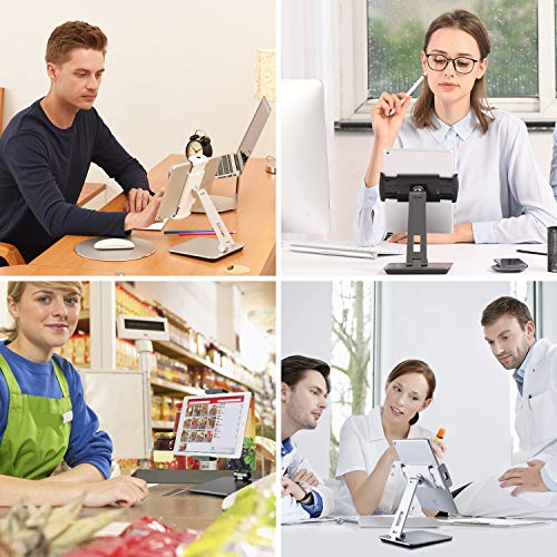image for Viozon Stand, Tablet Stands 360° Rotatable Aluminum Alloy Desktop Mou