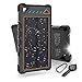 Hobest Solar Charger 10000mAh,Water-Resistant Outdoor Solar Power Bank with LED Flashlight,Dual USB Portable Charger Solar for Smartphones,GoPro Camera,GPS and Emergency Travel (Orange)