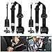 MOHEEN 3 Point Adjustable Universal Seat Safety Belt Harness Kit Retractable Extension Lap Seatbelt