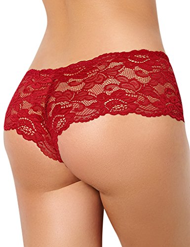 ohyeahlady-Mutande-Donna-Sexy-in-Pizzo-Trasparente-Floreale-a-Vita-Bassa-Culotte-Perizoma-Taglie-Forti-Lingerie-Biancheria-Intima-Pacco-da-3-Pacco-da-6