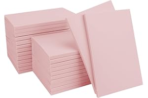 25 Pcs 4"x6" Rubber Linoleum Stamp Carving Blocks for Printmaking, Linocut Artists, Crafts - Light Pink by KUKLIPJIM