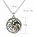 LUREME Vintage Hollow Out Dragon Pendant Costume Necklace (nl005382)