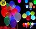 GOFLY LED Light Up Balloons – Mixed Colors – Premium Party Lights – Perfect for Parties Birthday Wedding Anniversary Valentines Home Decorations - Inflate with Air and/or Helium - 50 Pack