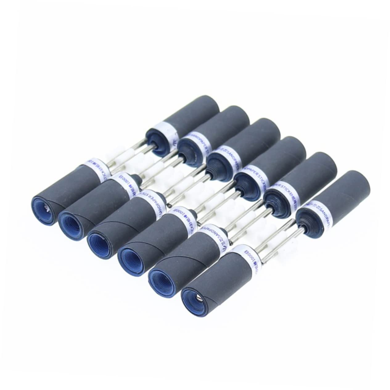 Housoutil 10pcs Pedicure Tools Electric Rollers Nail Kit Set Sandpaper Spindle Sander Drill Sanding Attachment for Wood Sandpaper Polished Rod Sandpaper Grinding Rod Sandpaper Stick Suite