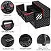 Yaheetech Profession Makeup Train Case - Travel Makeup Box Cosmetic Case Jewelry Organizer Box Portable Lockable Cosmetic Box Premium Beauty Cosmetic Storage Box with Adjustable Dividers