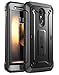SupCase UB PRO Case for LG K30, Full-Body Rugged Drop-Proof Case with Built-in Screen Protector and Rotating Belt Clip Holster for LG K30 / LG Premier Pro/LG K10 2018 Release (Black)