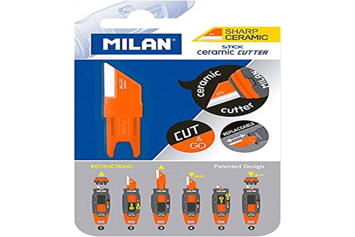 Milan Blister hoja de cerámica de recambio para Stick Cutter