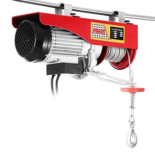 BestEquip 1320LBS Electric Hoist 110V Lift Electric Hoist Mini Electric Winch Crane Remote Control Electric Cable Hoist for Overhead Crane Lift - Image 3