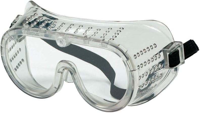 safety goggles over glasses clear lens