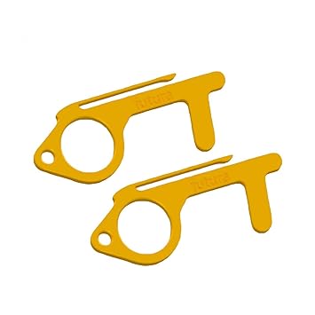 Nexstar No Touch Antimicrobial Hand Tool ABS Door Opener C-SafeKey Pack of 2