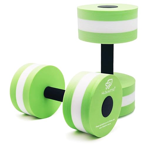Aquatic Dumbells, 2PCS Water Aerobic Exercise Foam Dumbbell Pool  Resistance,Water Aqua Fitness Barbells Hand Bar Exercises Equipment for  Weight Loss