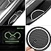 Auovo Anti Dust Mats for Mazda CX-5 CX5 2017-2019 Custom Fit Door Compartment Cup Holder Center Console Liners Interior Accessories(18pcs/Set) (White,Glow in Dark)