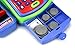 Velocity Toys Toy Cash Register Imagine Multi-functional Educational Pretend Play Battery Operated Toy Cash Register w/Working Calculator and Microphone,Scanner,Money and Credit Card,Groceries(Green)