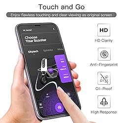 JETech Full Coverage Screen Protector for iPhone