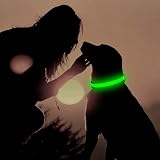 YFbrite Light Up Dog Collar LED USB Rechargeable Green Large view 2