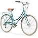 sixthreezero Ride in the Park Women's 7-Speed City Road Bicycle, Blue, 17