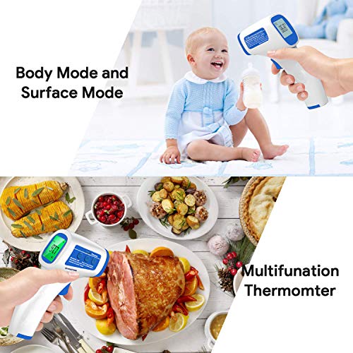 XINYA BAO Forehead Thermometer,Digital Body and Surface Thermometer 2 in 1 Dual Mode Thermometer