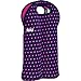 BUILT Two Bottle Wine Tote, Mini Dot Navy