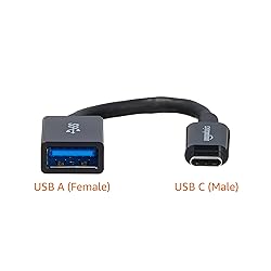 Amazon Basics USB 3.1 USB-C to USB-A Female Adapter