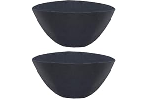 NONGCUNREN Non-Woven Fabric Plant Grow Bags Replacement Coco Liner Window Basket,Trough Shaped Wall and Deck Mount Planters,Round Hanging Basket (2Pack, 14IN)