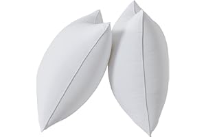 Qeils 18 x 18 Pillow Inserts Set of 2 White Throw Pillow Inserts with Soft Polyester Cover - Rectangle Square Interior Sofa Pillow Inserts Decorative Pillow Insert White Couch Pillow