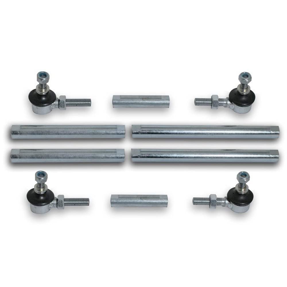 H&R adjustable droplink 140-320mm, M10x1,25 (1 piece), Silver