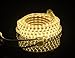 CBconcept UL Listed, 6.6 Feet, 720 Lumen, 3000K Warm White, Dimmable, 110-120V AC Flexible Flat LED Strip Rope Light, 120 Units 3528 SMD LEDs, Indoor Outdoor Use, Accessories Included, Ready to use