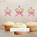 MAGICMAI Cupcake Toppers Gold Glitter Crown Cake Decoration Dessert Table Birthday Party Decor 20 Pieces