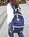 mygreen Cute Lightweight Canvas Bookbags School Backpacks for Teen Girls Floral Dot Student Backpack 15 Inch Laptop Black