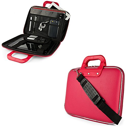 PU Leather Laptop Sleeve Case Cover Shoulder Bag