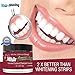 WHITE AMAZING Natural Teeth Whitening Powder With Activated Coconut Charcoal Powder - (Mint) Limited Edition Organic Teeth Whitener - Bentonite Clay, Top Quality 1200 Powder count Non Abrasive Safe