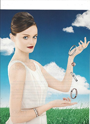 **PRINT AD** With Lisa Cant For 2009 Van Cleef & Arpels Jewelry Perlee Collection