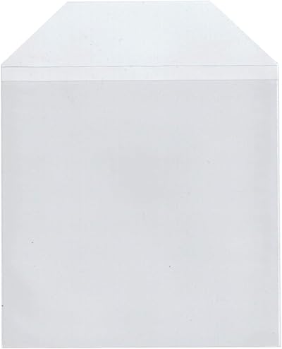 DragonTrading 25 x CD DVD Clear Cover Cases 100 Micron Plastic Wallet
