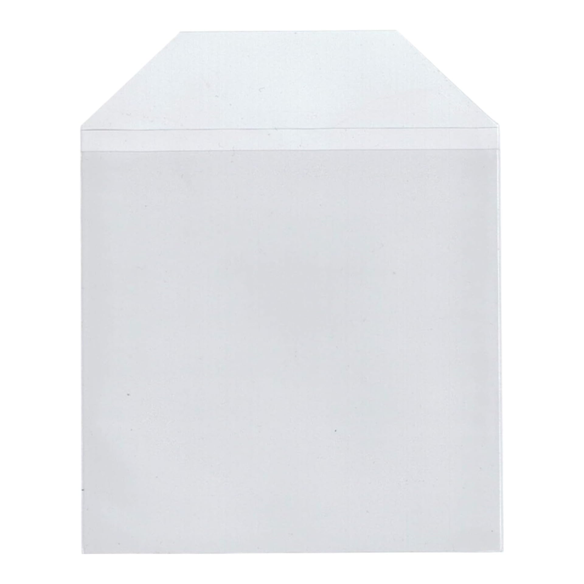 200 x Premium Grade CD DVD Blu-ray Disc Plastic Sleeves with Flap – Heavy-Duty 80 Micron Envelopes with Strong Stitched Edges – Clear Wallets for Disc Storage and Protection