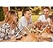 13 Piece Stainless Steel Family Cutlery Picnic Utensil Set with Travel Case for Camping | Hiking | BBQs - Includes Forks | Spoons | Knifes | Chopstick, Plus Nylon Commuter Case - Blue
