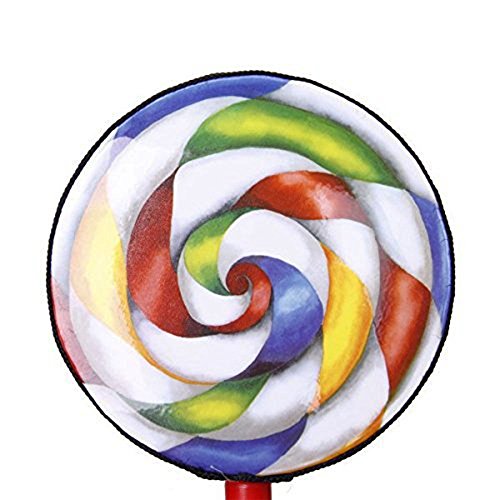 Bargain House Lollipop Drum Lolipop Shape Drum Kids Hand Drum With Mallet Musical Sound Toy Musical Instruments for Kids Colorful - Thumbnail 5