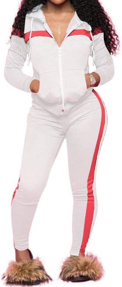 Chic to Max Women's 2 PCS Plus Size Tracksuit Sets Outfits Hoodie Sweatshirt and Jogging Pants Sweatsuits