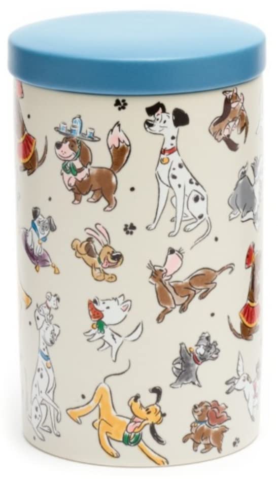 Disney Store Dogs Storage Jar Cannister (Pluto, Dalmatians, Lady, Tramp)