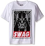 Star Wars Boys' Kylo Ren T-Shirt, Swag White, Large/14-16