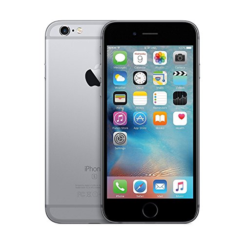 Apple iPhone 6S, AT&T, 16GB - Space Gray (Renewed)