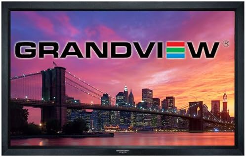 Cyber Series 138" Fixed Frame 16:9 Projector Screen - for 1080p/Full HD/High Definition/3D/4K/DLP/LCD/D-ILA projection