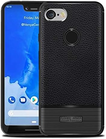 Google Pixel 3 XL Case, Wellci Flexible TPU Soft Skin Silicone Cover for Google Pixel 3 XL (Black)